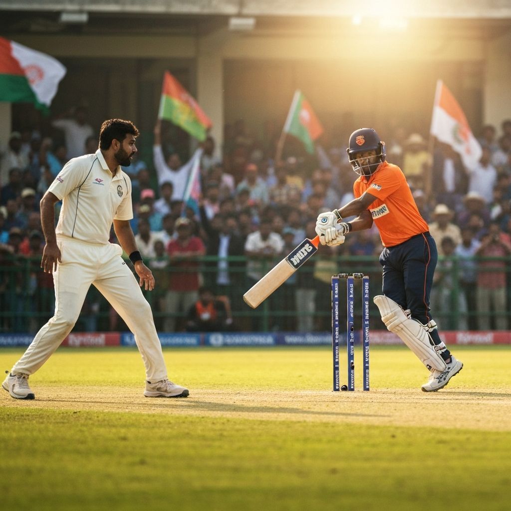 Cricket Match at Oval Maidan