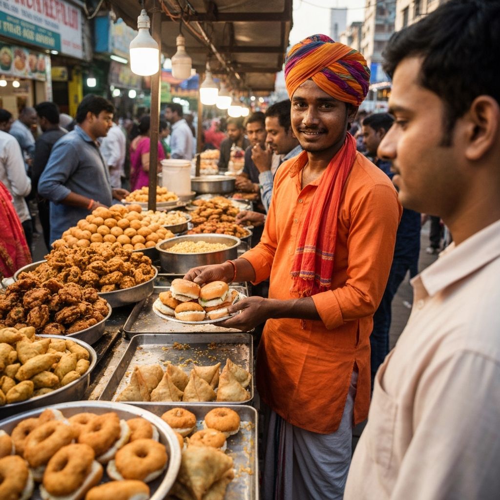 Mumbai Street Food Vendor